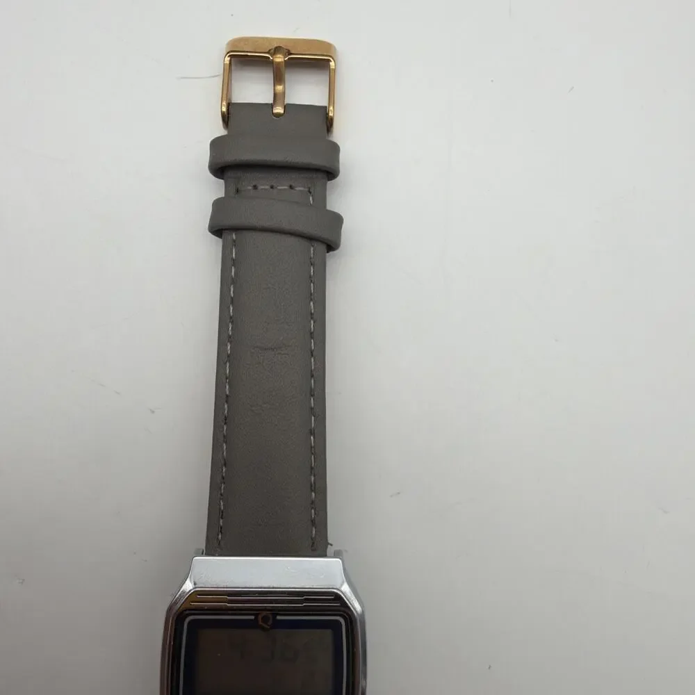 Vintage Timex Q S Cell Bar Button Digital Quartz Watch New Battery